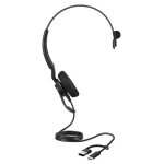 Jabra engage 40 mono - micro - casque - sur - oreille - filaire - usb - c, usb - a - isolation acoustique ...