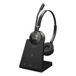 Jabra engage 45 se casque sans fil arceau bureau / centre d'appels noir