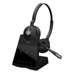 Jabra engage 65 se casque sans fil arceau bureau / centre d'appels noir