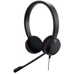 Jabra evolve 20 casque avec fil arceau bureau / centre d'appels usb type - c / usb type - a noir