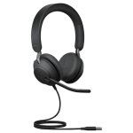 Jabra evolve2 40 se uc stereo - micro - casque - sur - oreille - filaire - usb - c, usb - a - isolation ...