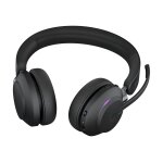 Jabra evolve2 65 ms stereo - micro - casque - sur - oreille - bluetooth - sans fil - usb - c - isolation ...
