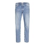 Jack & jones - chris - jean droit - bleu moyen délavé Jack & jones - chris - jean droit - bleu moyen délavé