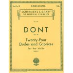 Jakob dont : 24 etudes and caprices, op. 35 - recueil violon hl50258080 9780793552214