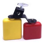 Jam block instrument de percussion musicale instrument de tambour latin cloche a double montage pour ... Jam block instrument de percussion musicale instrument de tambour latin cloche a double montage pour ...