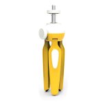 Jaune - trpied flexible pour tlphone, appareil photo, table, mini support rapide, portable, pliable, ...