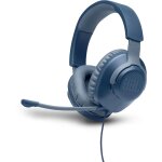 Jbl quantum 100 - micro - casque - circum - aural - filaire - jack 3, 5mm - bleu