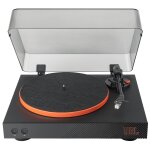 Jbl spinner bt tourne - disque entra�n� par courroie noir et orange
