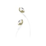 Jbl tune 205 - ecouteurs avec micro - intra - auriculaire - filaire - jack 3, 5mm - champagne