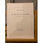 Jean sichler le rveil de l'ange pour flte et harpe ou piano partition leduc