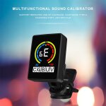 Jebass - tuner electronique multi - tinger avec ecran lcd, accessoire de chargement usb, a clipser, pour ...