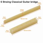 Jebridge - selle acoustique ylaisse real sophia jenut, 6 / 12 cordes, classique, non blanchie et blanche, ...