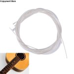 Jeu de cordes pour guitare acoustique classique, 6 pièces, 1m, en nylon plaqué argent, super léger, pièces ... Jeu de cordes pour guitare acoustique classique, 6 pièces, 1m, en nylon plaqué argent, super léger, pièces ...