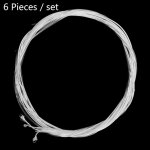 Jeu de cordes pour guitare acoustique en nylon, accessoires pour instrument de musique classique, 1 ensemble ...