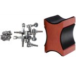 Jeu de cordes pour guitare electrique, argent, 6 accordeurs droitiers et 1 oreiller pour changer de cordes ... Jeu de cordes pour guitare electrique, argent, 6 accordeurs droitiers et 1 oreiller pour changer de cordes ...