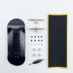 Jeu de diapasons professionnels, pont en bois, camion a axe unique, roues cnc, mini skateboard complet ...