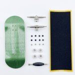 Jeu de diapasons professionnels, pont en bois, camion a axe unique, roues cnc, mini skateboard complet ...