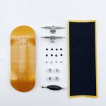 Jeu de diapasons professionnels, pont en bois, camion a axe unique, roues cnc, mini skateboard complet ...