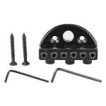 Jeu de sillets de blocage pour cordes de guitare 6 cordes, chevalet electrique sans tête, accessoire Jeu de sillets de blocage pour cordes de guitare 6 cordes, chevalet electrique sans tête, accessoire