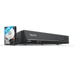 Jexnovashop - 4k poe nvr 8 canaux cam�ra de s�curit� � domicile enregistrement de vid�o avec disque dur ...