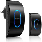 Jexnovashop - sonnette sans fil exterieur etanche, ip65 etanche carillon 400 m�tres, 60 m�lodies et 5 ...