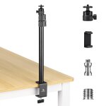 Jgd - 14 - 40''camera table mount avec t�te de boule d�tachable � 360 et 1 / 4 - 3 / 8''vis et c pince ...