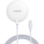 Jgd - chargeur sans fil magn�tique avec c�ble usb - c de 1, 5 m int�gr�, powerwave magnetic pad lite ...