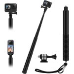 Jgd - perche � selfie 150cm pour gopro insta360, extensible poign�e vlog portable selfie monopode accessoires ...