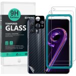 Jgd - protecteur d'�cran pour realme 9 pro + 5g / 9 pro plus 6. 4 , avec 2 pi�ces en verre tremp�, 1 ...