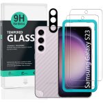 Jgd - protecteur d'�cran pour samsung galaxy s23 5g(6. 1 pouces), avec 2 pi�ces en verre tremp�, 1 protection ...