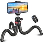 Jgd - trepied smartphone, rotatif � 360 flexible mini tr�pied support et fixation pour appareil photo ...