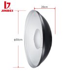 Jinbei - rflecteur plat de beaut standard, support bowens avec chaussette diffuseur pour studio photo, ...