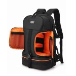 Jinnuolang - sac  dos professionnel pour appareil photo reflex numrique, grand sac de photographie, ...