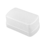 Jjc diffuseur - metz 32 mz - 3, 32 z - 1, 32 z - 2 et pentax af 240ft (blanc)