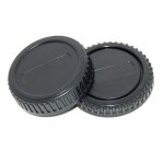 Jjc set de 2 bouchons photo: bouchon arrire d'objectif + bouchon de boitier camra - olympus - panasonic ...