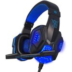 Jkum - casque de gaming filaire gaming casque ecouteur avec micro casque antibruit over - ear en cuir ...