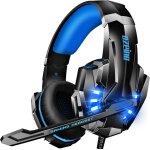 Jkum - casque gaming, casque gamer pour ps5, son stro 3d, casque avec microphone antibruit, casques ...
