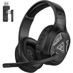 Jkum - casque gaming sans fil pour pc ps5 ps4, 2, 4 ghz casque bluetooth sans fil avec micro, usb & type ... Jkum - casque gaming sans fil pour pc ps5 ps4, 2, 4 ghz casque bluetooth sans fil avec micro, usb & type ...