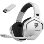 Jkum - g06 double casque gaming sans fil avec microphone pour ps5, ps4, pc, ns, mobile: 2, 4 ghz wireless ...