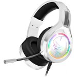 Jkum - - pro h8 casque gaming blanc filaire rgb avec micro compatible ps5, ps4, xbox, switch & pc son ... Jkum - - pro h8 casque gaming blanc filaire rgb avec micro compatible ps5, ps4, xbox, switch & pc son ...