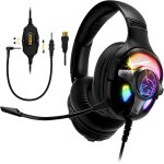 Jkum - warcry g - w10 casque gamer rgb - son surround 7. 1 virtuel logiciel - ps5, ps4, xbox one / series, ... Jkum - warcry g - w10 casque gamer rgb - son surround 7. 1 virtuel logiciel - ps5, ps4, xbox one / series, ...