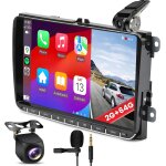 Jkun - [2g + 64g] 9  android 15 autoradio avec sans fil carplay android auto pour vw golf 6 golf 5 polo ...