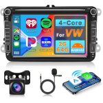 Jkun - 2gb + 64gb android autoradio pour vw seat passat b6 b7 golf polo tiguan touran sans fil carplay ...