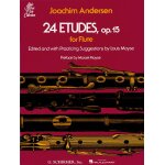 Joachim andersen : 24 etudes, op. 15 - recueil fl�te traversi�re hl50335090 9780793552665