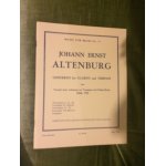 Johann ernst altenburg concerto pour clarinette et timbales transcription pour cuivres et timbales collection ...