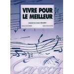 Johnny hallyday : johnny hallyday: vivre pour le meilleur - recueil piano, voix et guitare carmf1028 ...