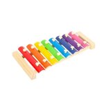 Jouets en bois multicolores pour bbs et enfants , accessoires musicaux, xylophone,  8 tons - type ...