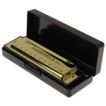 Jouet educatif cl� de c, 10 trous, harmonica, instrument de musique, avec etui h4gf