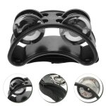 Jouet d'veil musical pour enfants, tambourin persch, cloche de pied - type black
