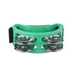 Jouet d'veil musical pour enfants, tambourin persch, cloche de pied - type green